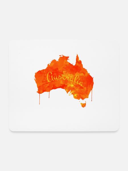 Australien - Mousepad (Querformat) - Weiß