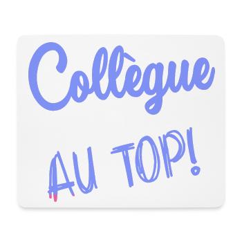 COLLEAGUE. START. RETIREMENT. EMPLOYMENT. HUMOR - Mouse Pad (horizontal) - white - Front