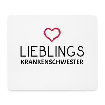 Krankenschwester - Mousepad (Querformat) - Weiß - Vorne