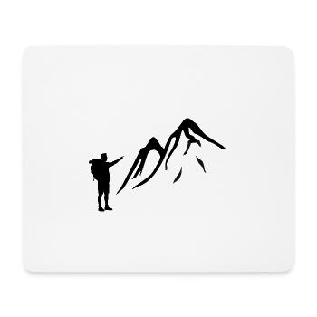 Trekking - Mouse Pad (horizontal) - white - Front