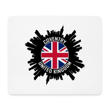 Coventry Skyline UK Flagge Reisesouvenir - Mousepad (Querformat) - Weiß - Vorne