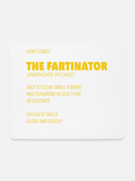 Fart - Mouse Pad (horizontal) - white
