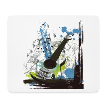 Musik - Mousepad (Querformat) - Weiß - Vorne