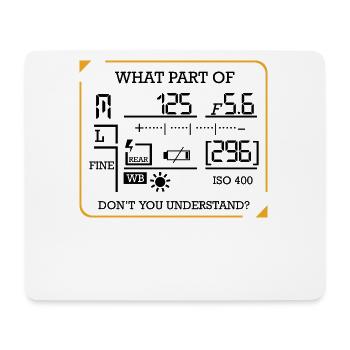 Photography Funny Sayings Photographers Gift - Mouse Pad (horizontal) - white - Front