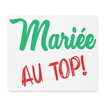 Junggesellinnenabschied. HOCHZEIT. MANNSCHAFT. TEAM BRAUT. ZUKÜNFTIGE BRAUT - Mousepad (Querformat) - Weiß - Vorne