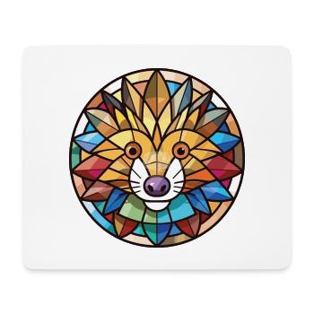 Igel Bunte Aquarell-Tierillustration - Mousepad (Querformat) - Weiß - Vorne