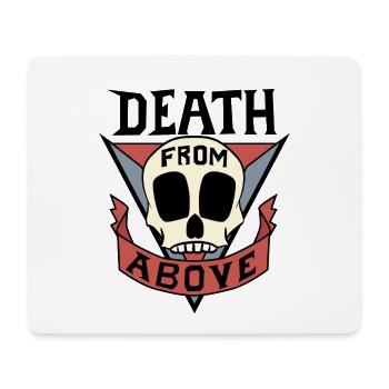 Death from above! - For light background! - Mouse Pad (horizontal) - white - Front