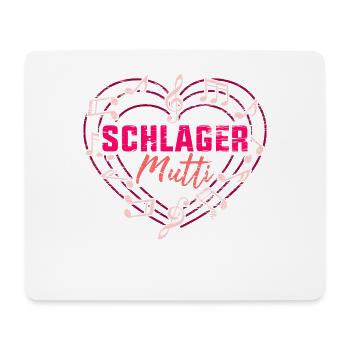 Damen Schlager Outfit Mutter Schlagermusik Kostüm - Mousepad (Querformat) - Weiß - Vorne