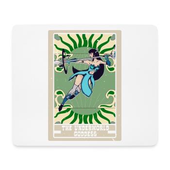 Die Unterweltgöttin Tarotkarte Wahrsagerei - Mousepad (Querformat) - Weiß - Vorne