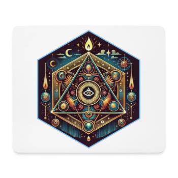 Orgone Energy Logo - Tapis de souris (format paysage) - blanc - Devant