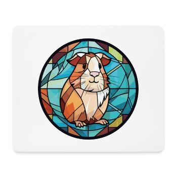 Meerschweinchen Bunte Aquarell-Tierillustration - Mousepad (Querformat) - Weiß - Vorne
