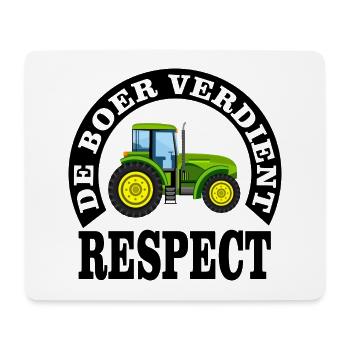 Landwirte verdienen Respekt - Mousepad (Querformat) - Weiß - Vorne