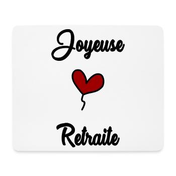 JOYEUSE RETRAITE - Tapis de souris (format paysage) - blanc - Devant
