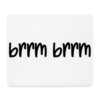 brrm brrm - Mouse Pad (horizontal) - white - Front