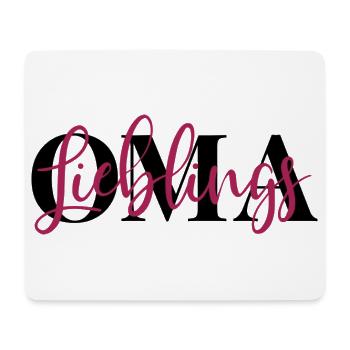 Lieblingsoma Oma - Mousepad (Querformat) - Weiß - Vorne