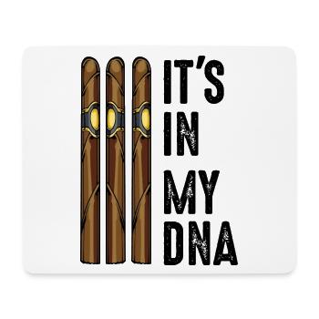 It‘s In My DNA Zigarren Rauchen Spruch Geschenk - Mousepad (Querformat) - Weiß - Vorne