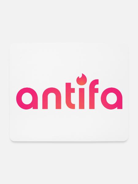 Antifa - It's a match! - Mouse Pad (horizontal) - white