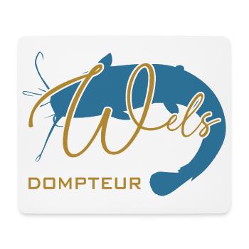 Welsdompteur Welsflüsterer Welsangler - Mousepad (Querformat) - Weiß - Vorne