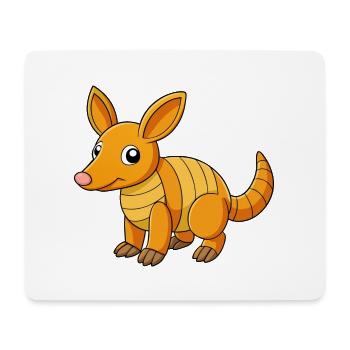Aardvark Cute Mascot Cartoon Character Kawaii - Mouse Pad (horizontal) - white - Front