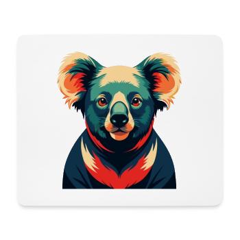 Koala Zeichentrickfigur Buntes Haustier Tier - Mousepad (Querformat) - Weiß - Vorne