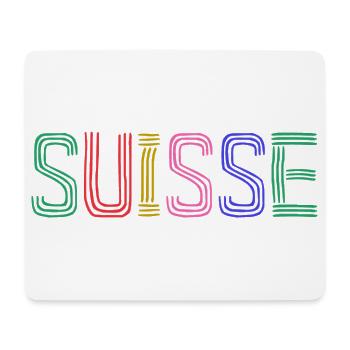 SUISSE. PAYS. GENEVE. HUMOUR. DRAPEAU. GENEVE - Tapis de souris (format paysage) - blanc - Devant