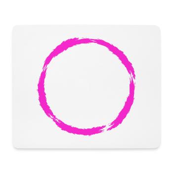 Kreis Symbol Kreisform Neue Variante - Mousepad (Querformat) - Weiß - Vorne
