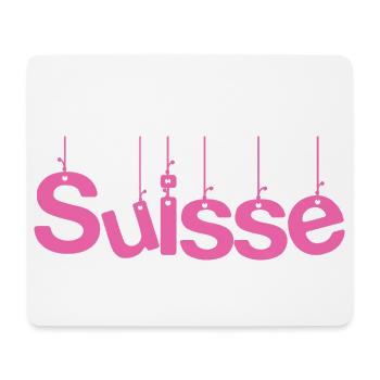 SUISSE. PAYS. GENEVE. SUISSE. HUMOUR - Tapis de souris (format paysage) - blanc - Devant