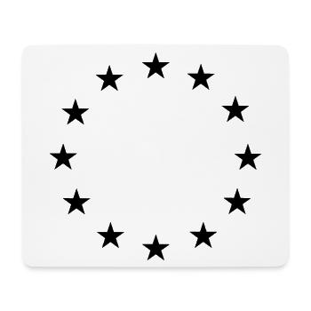 Star Circle Logo - Mousepad (Querformat) - Weiß - Vorne