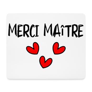 MASTER. MASTER. THANK YOU. THANK YOU, MASTER. MASTER - Mouse Pad (horizontal) - white - Front