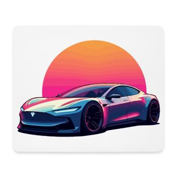 Elektrische Welle - Mousepad (Querformat) - Weiß - Vorne