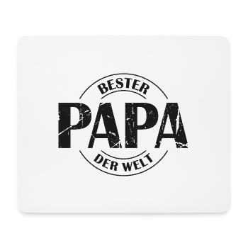 Bester Papa der Welt - Mousepad (Querformat) - Weiß - Vorne