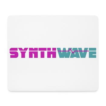 Synthwave - Mouse Pad (horizontal) - white - Front