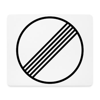 UNBEGRENZT MINIMAL by Unbegrenzt Apparel - Mousepad (Querformat) - Weiß - Vorne