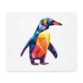 Pinguin Bunte Aquarell-Tierillustration - Mousepad (Querformat) - Weiß - Vorne