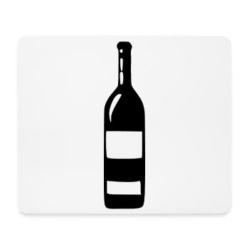 Wine Wine Bottle White Wine Red Wine Gift - Mouse Pad (horizontal) - white - Front