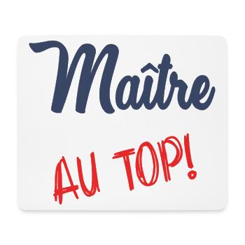MEISTER AN DER SPITZE - Mousepad (Querformat) - Weiß - Vorne