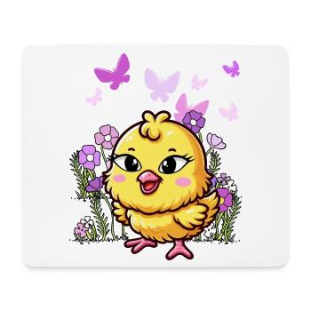 Küken Ostern Kind Kinder - Mousepad (Querformat) - Weiß - Vorne