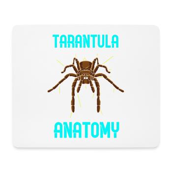 Anatomie de l’araignée tarante - Graphique drôle - Tapis de souris (format paysage) - blanc - Devant