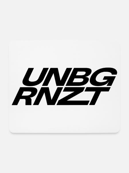 UNBGRNZT by Unlimited Apparel - Mouse Pad (horizontal) - white