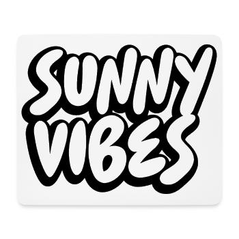 SUNNY VIBES - Mouse Pad (horizontal) - white - Front