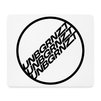 UNBGRNZT 2025 - Mousepad (Querformat) - Weiß - Vorne