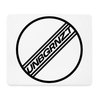 UNBGRNZT by Unbegrenzt Apparel - Mousepad (Querformat) - Weiß - Vorne