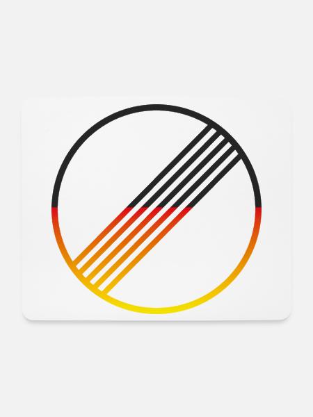 UNBEGRENZT DEUTSCHLAND by Unbegrenzt Apparel - Mousepad (Querformat) - Weiß