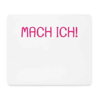 Mach ich Aber nicht jetzt Spruch Geschenk - Mousepad (Querformat) - Weiß - Vorne