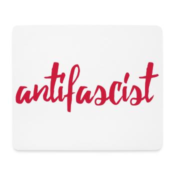 Always Antifascist - Mousepad (Querformat) - Weiß - Vorne