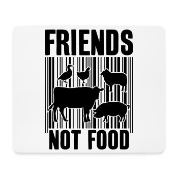 AMIS NON ALIMENTAIRES VEGAN VEGANS - Tapis de souris (format paysage) - blanc - Devant