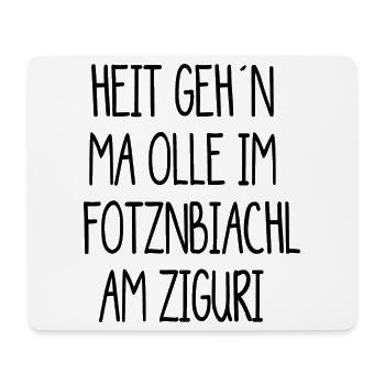 Ziguri, Löwenzahn Zigurikaffee - Mousepad (Querformat) - Weiß - Vorne