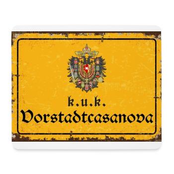 Vintage Österreich k.u.k. Vorstadtcasanova - Mousepad (Querformat) - Weiß - Vorne