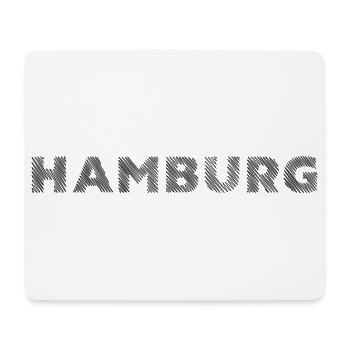 Hamburg German City Hatching lettering - Mouse Pad (horizontal) - white - Front