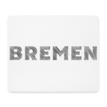 Bremen Germany Hanseatic City Hatching lettering - Mouse Pad (horizontal) - white - Front